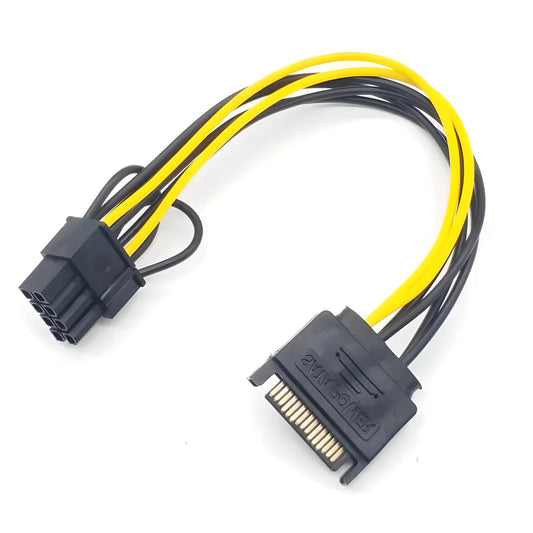 15-Pin Male To 6-Pin PCI Express Cable