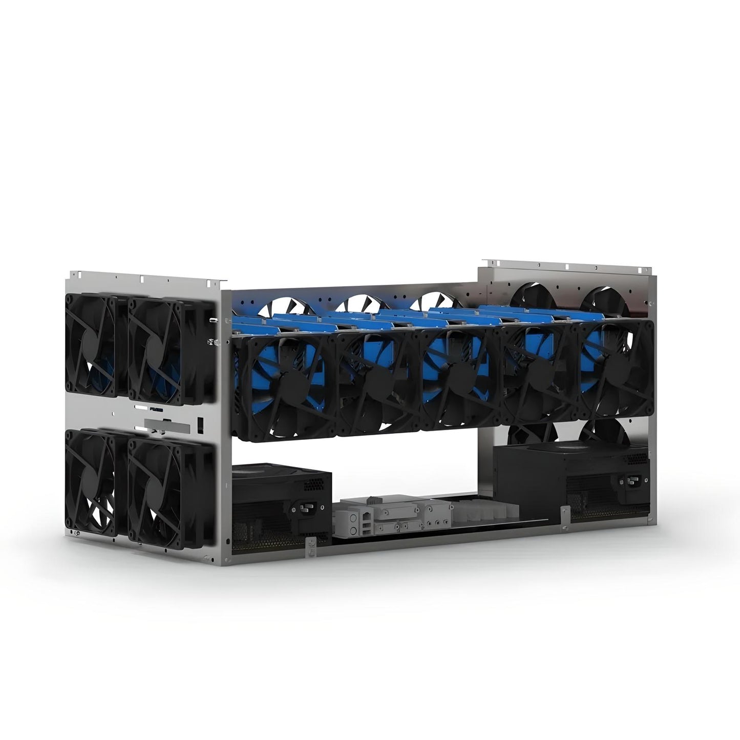 6-10 GPU Stackable Open Air Mining Frame