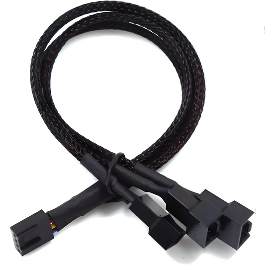 1 to 3-Way 4-Pin PWM Fan Splitter Cable