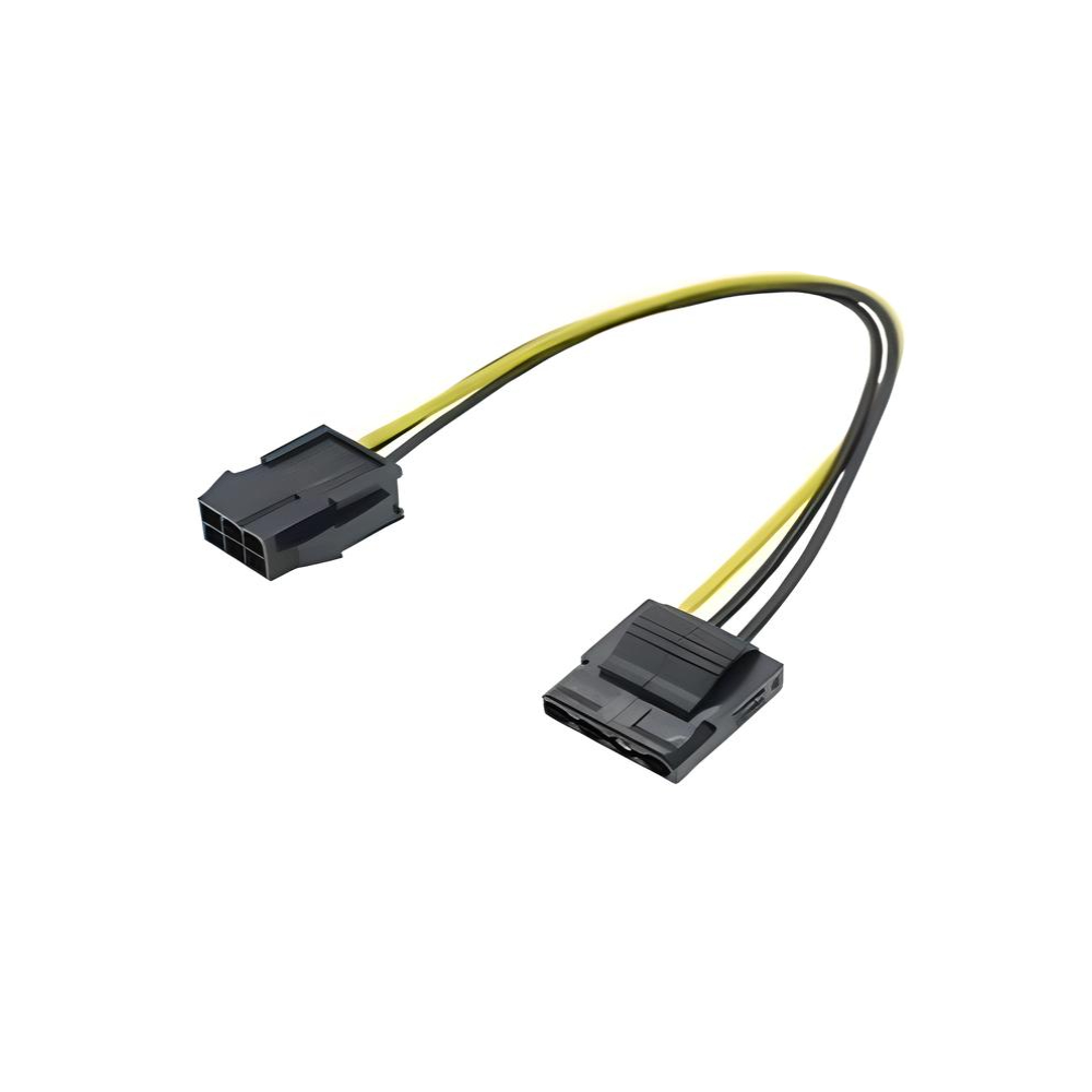 6-Pin Female To Single Molex Female Adapter